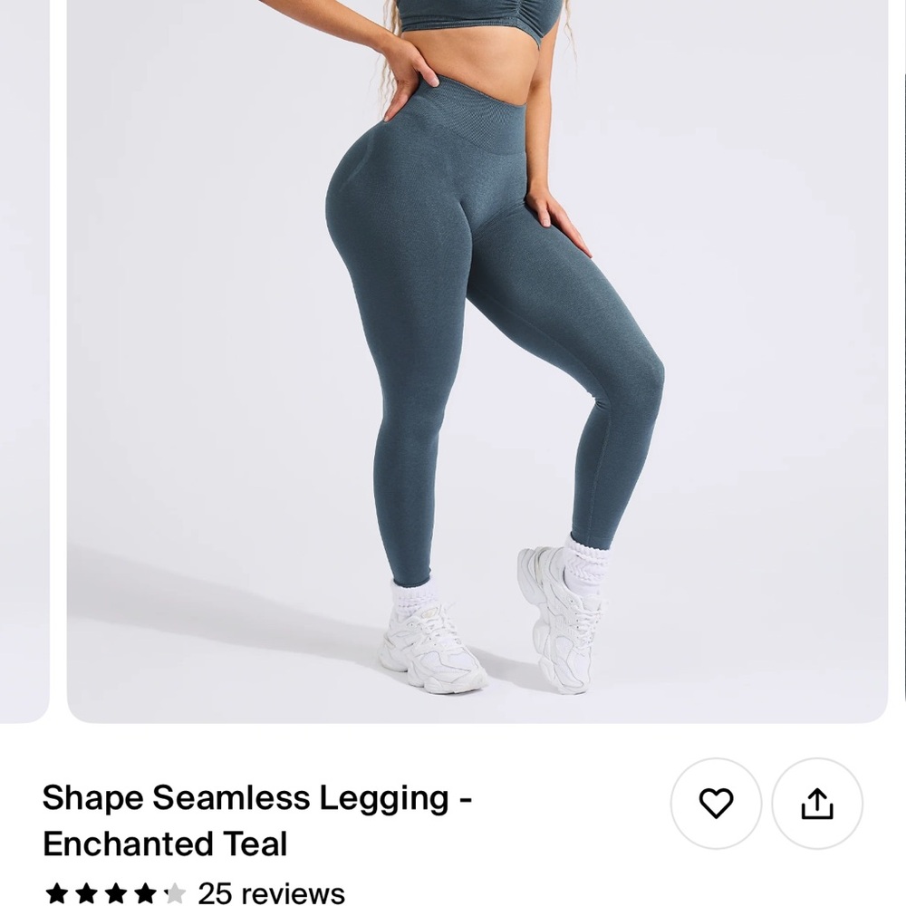 Buffbunny Enchanted Teal Leggings